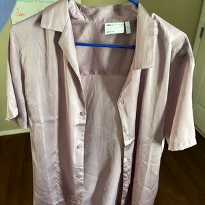 Silk Lavender Button up